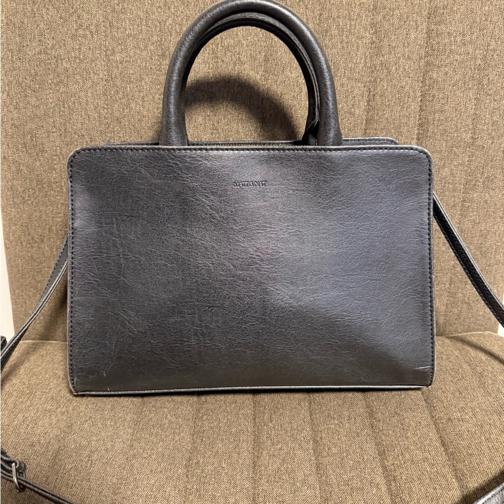 Sophisticated Black Satchel by Stone & Co.